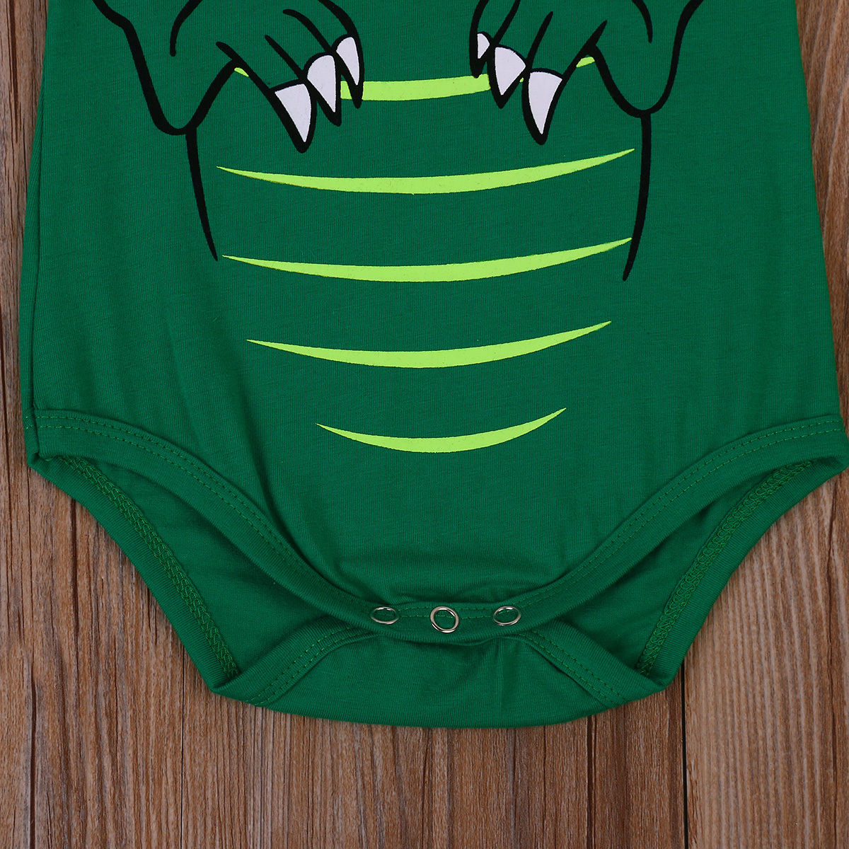 0-24M Dinosaur Newborn Infant Baby Boy Summer Short Sleeves Romper Bodysuit Causal Outfit - ebowsos