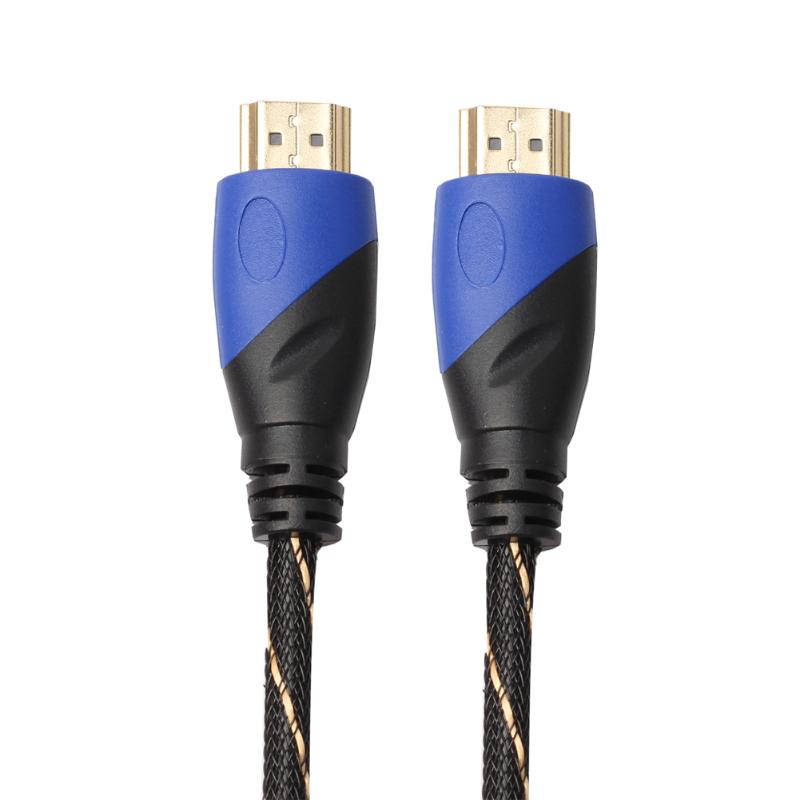 0.5/1/1.8/3m HDMI to HDMI Extension Cable Braided Shield HDMI Cord Wire Line with Mini/Micro HDMI Converter Plugs - ebowsos