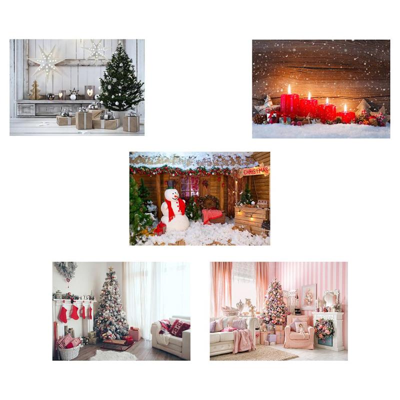 0.9X1.5m Christmas Background Cloth Pictorial Cloth Party New Year Snow Gifts Photographic Props Family Decoration Accessories - ebowsos