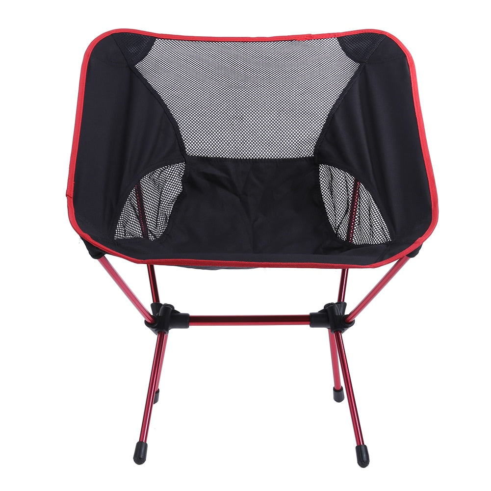 1-2Pcs Lightweight Fishing Chair Portable Outdoor Compact Folding Picnic Chair Fold Up Beach Chair Foldable Camping Chair Seat-ebowsos