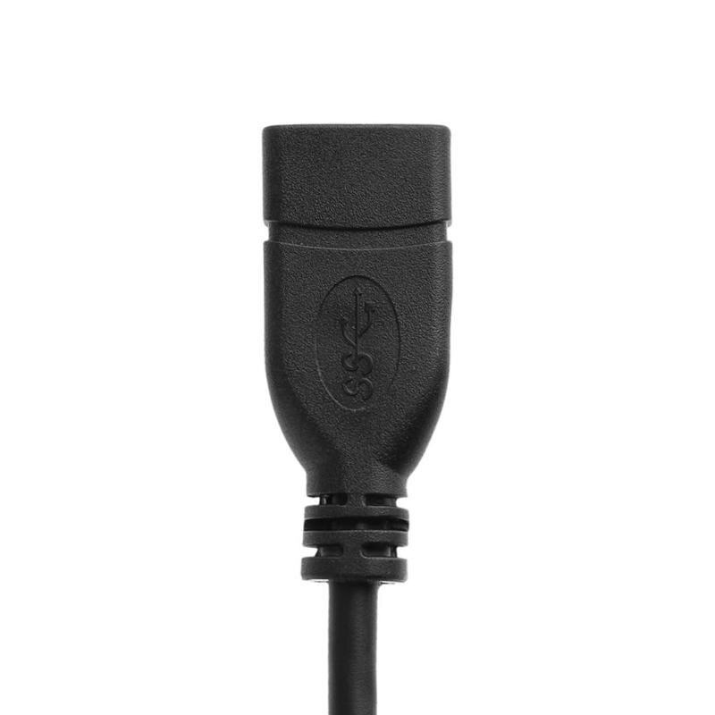 1.2m/3.93ft High Spped USB3.0 Male to Female Extension Extended Spring Cable Coiled Wire Cord for PC USB Extension Cable - ebowsos