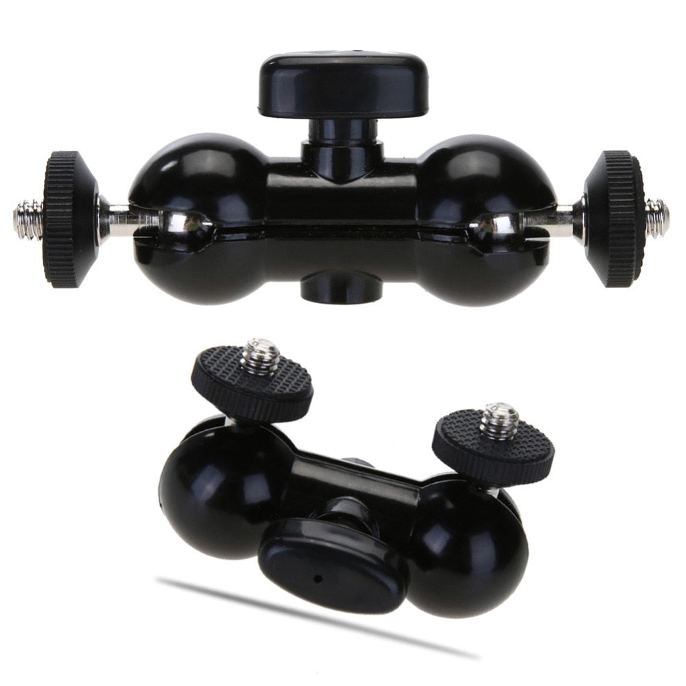 1/4" Articulating Magic Arm Mount Adapter for Camera Monitor LED Light Magic Arm Connector for DSLR Professional Camera - ebowsos