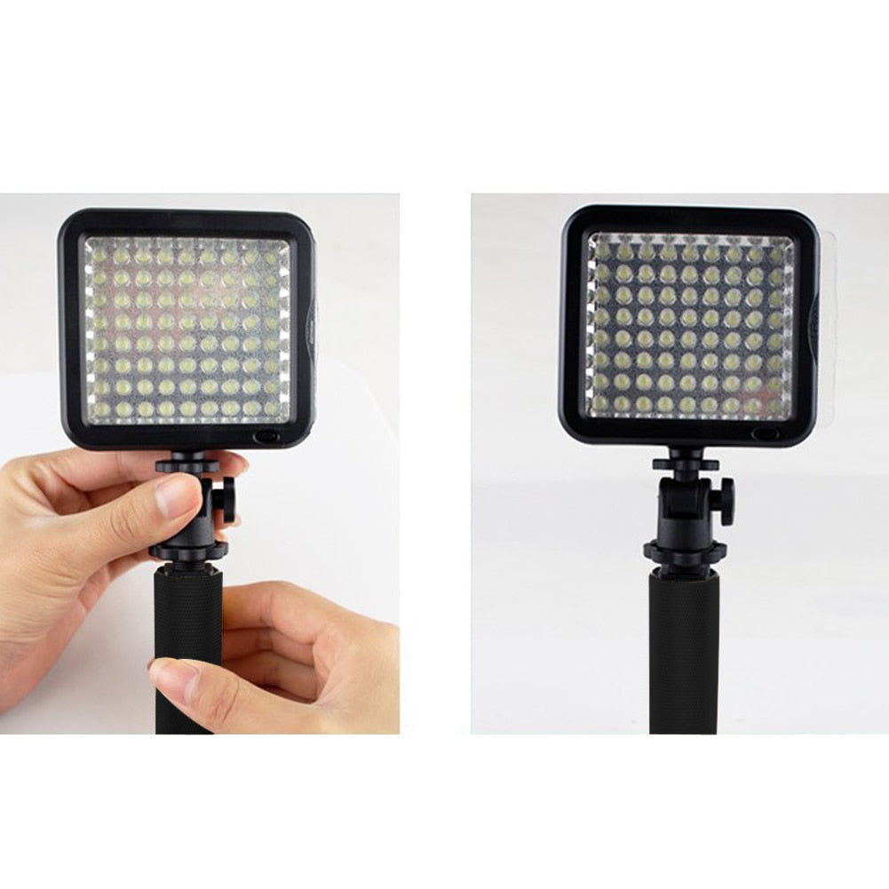 1/4'' Metal Black Handle Hand Grip Camera SLR DSLR Stabilizer Non-slip Grip for LED Flashliting Camera Accessories - ebowsos