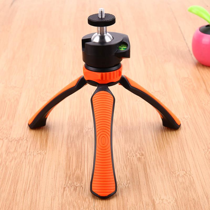 1/4'' Screw Table Mini Tripod Portable Desktop Tripode Stand Stabilizer Bracket with Ball Head for Camera Camcorder Mobilephone - ebowsos