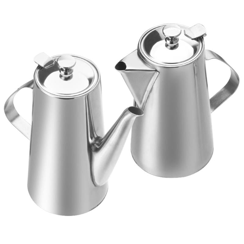 1.5L Stainless Steel Water Pot Handheld Teapot Water Jug High Capacity Cold Water Kettle Home Kitchen Drinking Tools - ebowsos