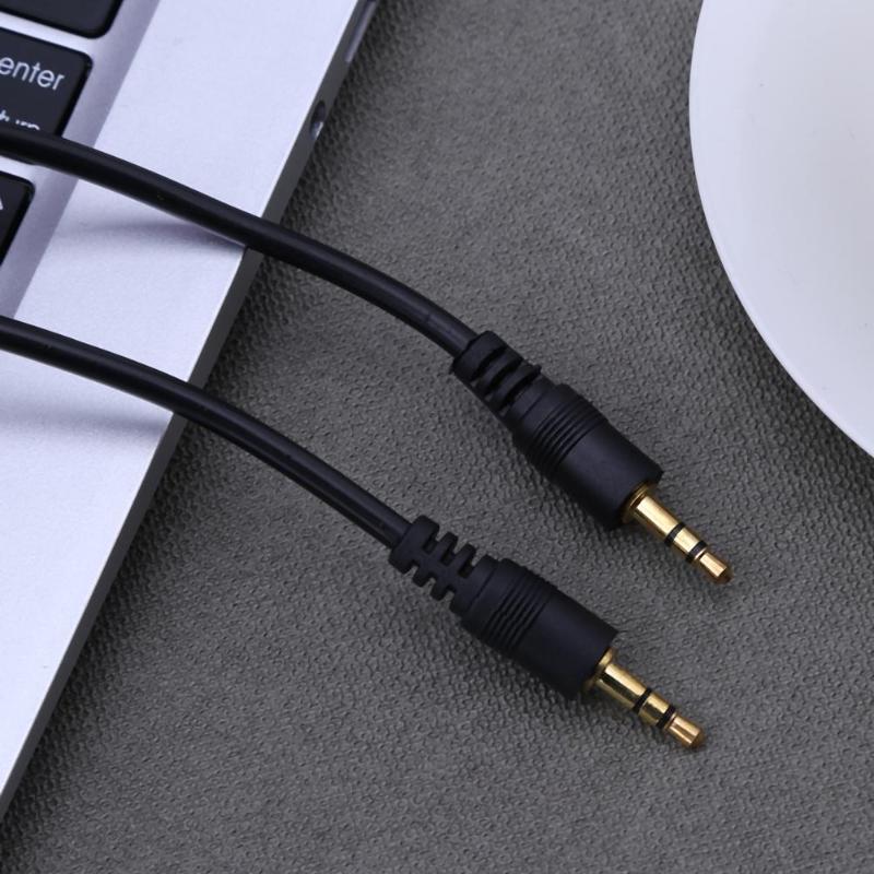 1.5m/3m/5m Male to Male Audio Extension Cable Gold Plated AUX Cables Auxiliary Cord Wire Line for Car Audio System High Quality - ebowsos