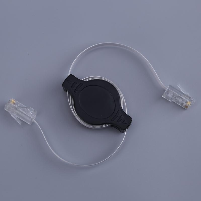 1.5m Ethernet Cable High Speed Retractable CAT5e RJ45 Internet Ethernet Network LAN Modem Router Flat Cable Router Wire - ebowsos