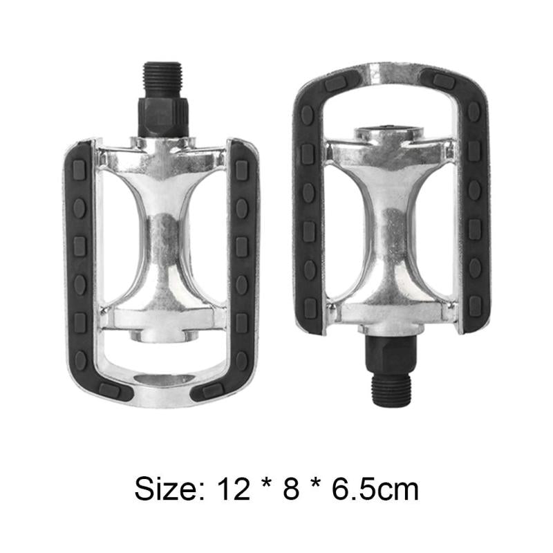 1 Pair Aluminum Alloy Bicycle Non-slip Pedals Reflective MTB Bike Foot Bearing Waterproof Pedal Bicycle Cycling Props-ebowsos