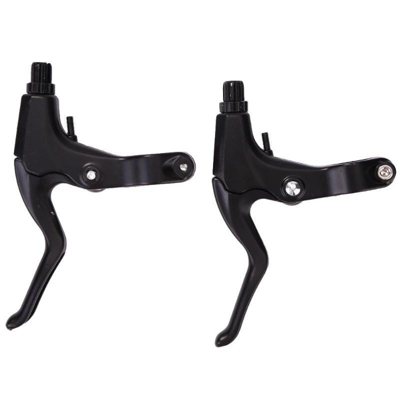 1 Pair Aluminum Alloy MTB Bike Disc Brake Levers Bike Brake Handle Cranks V-brake Disc Brakes Lever Mountain Bike Road Bicycle-ebowsos