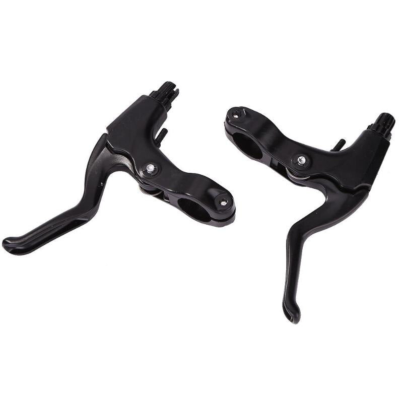 1 Pair Aluminum Alloy MTB Bike Disc Brake Levers Bike Brake Handle Cranks V-brake Disc Brakes Lever Mountain Bike Road Bicycle-ebowsos