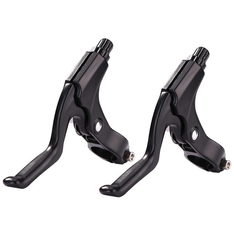 1 Pair Aluminum Alloy MTB Bike Disc Brake Levers Bike Brake Handle Cranks V-brake Disc Brakes Lever Mountain Bike Road Bicycle-ebowsos