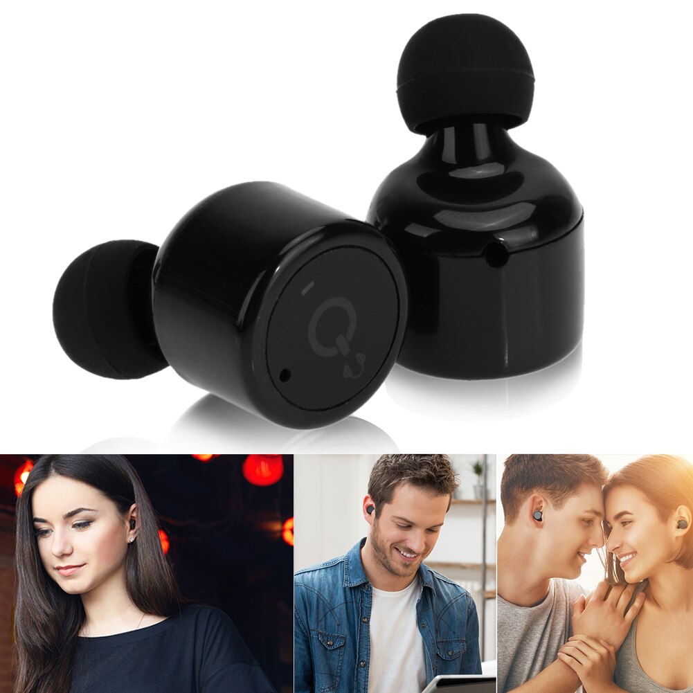 1 Pair Bluetooth V4.2 Earphone Separated mini wireless Twins Stereo In-Ear Earbuds Earpiece Headset for iPhone 6s 6 Plus Samsung - ebowsos