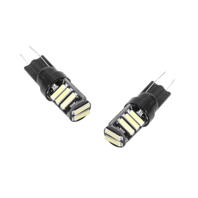 1 Pair DC 12V Car LED Lights W5W T10 7020 11SMD Wedge Light Car Brake Rear Tail Bulb Reversing Lamp High Quality Car Lights New - ebowsos