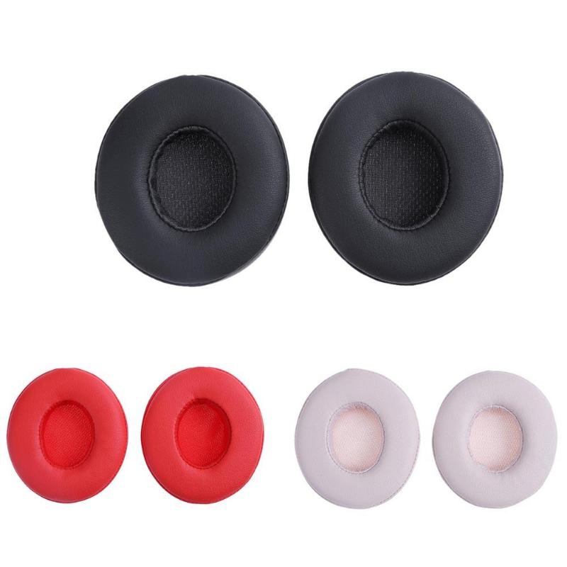 1 Pair Earpad Headphones Replacement Ear Cushions Earpads Cusion Covers for Beats Solo 2 Solo 3 Wireless Headphones - ebowsos
