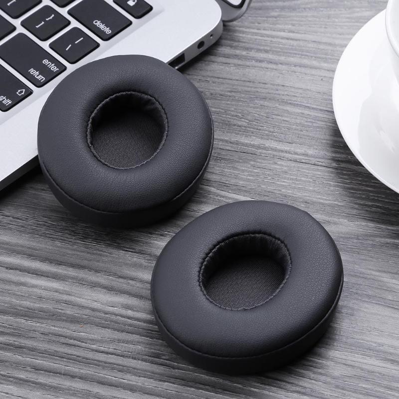 1 Pair Earpad Headphones Replacement Ear Cushions Earpads Cusion Covers for Beats Solo 2 Solo 3 Wireless Headphones - ebowsos