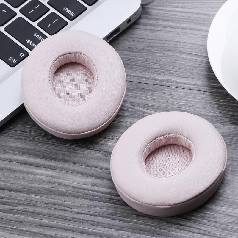 1 Pair Earpad Headphones Replacement Ear Cushions Earpads Cusion Covers for Beats Solo 2 Solo 3 Wireless Headphones - ebowsos