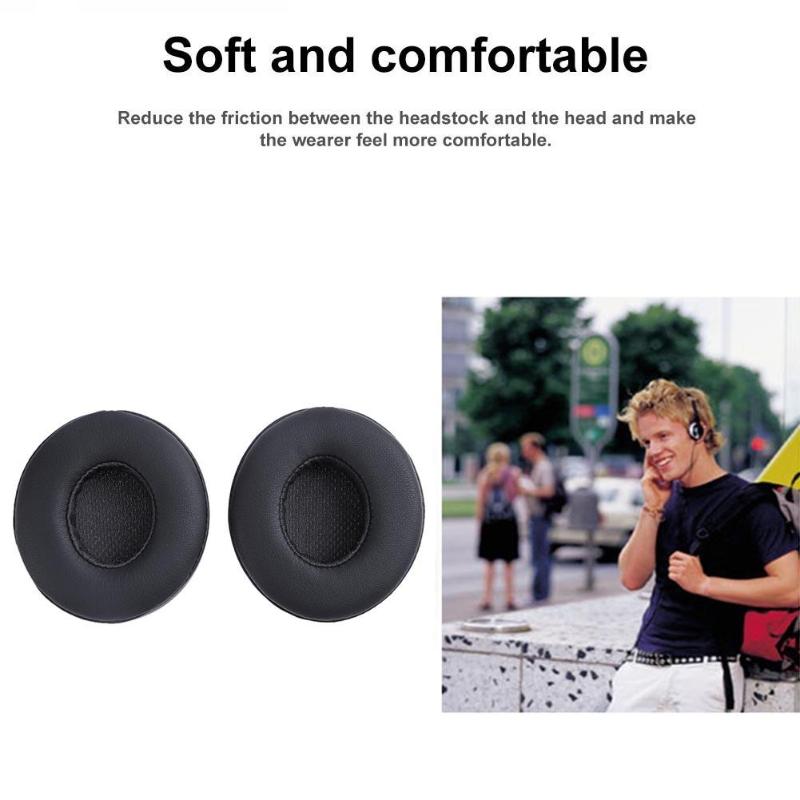 1 Pair Earpad Headphones Replacement Ear Cushions Earpads Cusion Covers for Beats Solo 2 Solo 3 Wireless Headphones - ebowsos
