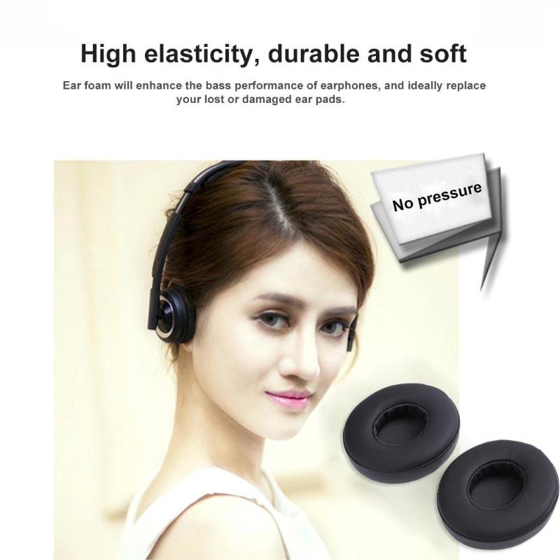 1 Pair Earpad Headphones Replacement Ear Cushions Earpads Cusion Covers for Beats Solo 2 Solo 3 Wireless Headphones - ebowsos