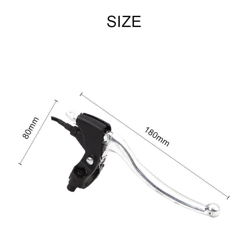 1 Pair Electric Brake Handles With Turn Off The Power Switch Alloy Pedal Electric Car Vehicle Brake Levers-ebowsos