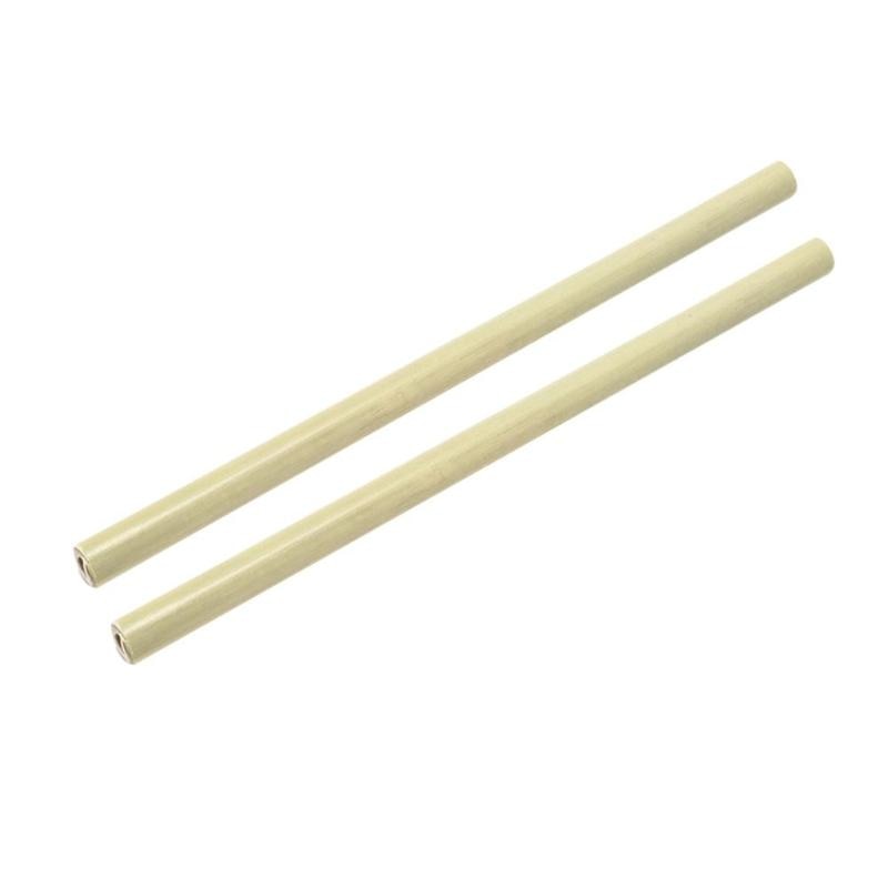 1 Pair Natural Bamboo Drinking Straws Tableware for Party Birthday Wedding - ebowsos