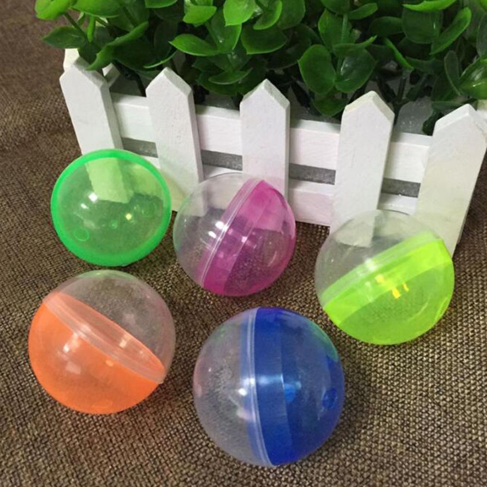 1 Pair Novelty Transparent & Colorful Round Twist Egg Shell Toy Diameter 5CM for Kids Adults Anti-stress Puzzle Kill Time Toys-ebowsos