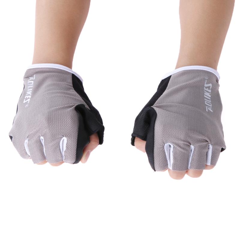 1 Pair Outdoor Exercise Breathable Non-slip Gym Fitness Weight Lifting Half Finger Gloves Mens&womens Training Gloves-ebowsos