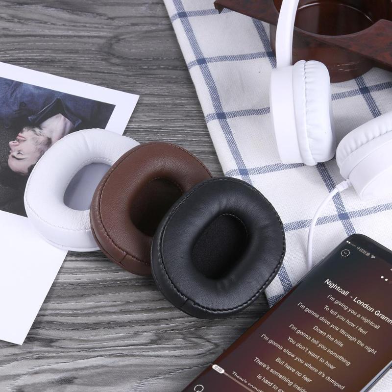 1 Pair Replacement Earpad Pillow Ear Pads Foam Cushions for Audio-Technica ATH-SR5 Headphones Earpads Accessory High Quality - ebowsos