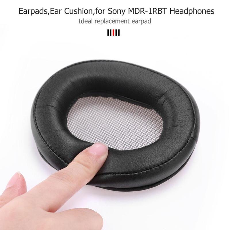 1 Pair Replacement Earpads Ear Pads Ear Cushion Cover Case Earmuffs for Sony MDR-1RBT Headphones High Quality Earpads Promotion - ebowsos
