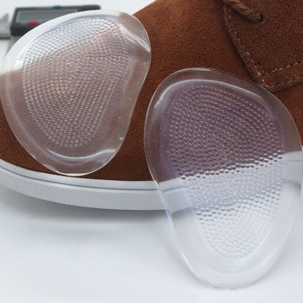 1 Pair Silicone Gel Ball Foot Cushion Insoles Metatarsal Insert Pad Transparent for foot care for drop shipping - ebowsos