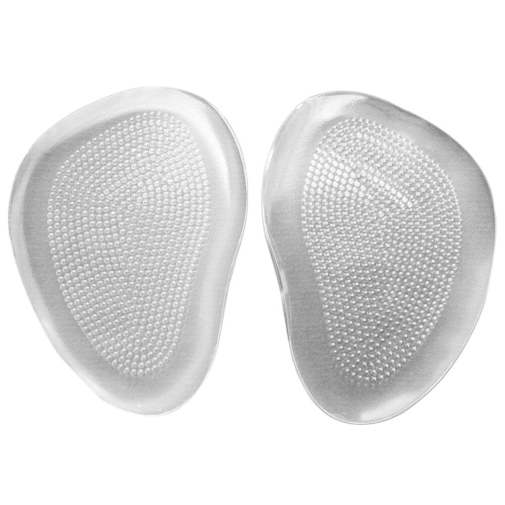1 Pair Silicone Gel Ball Foot Cushion Insoles Metatarsal Insert Pad Transparent for foot care for drop shipping - ebowsos