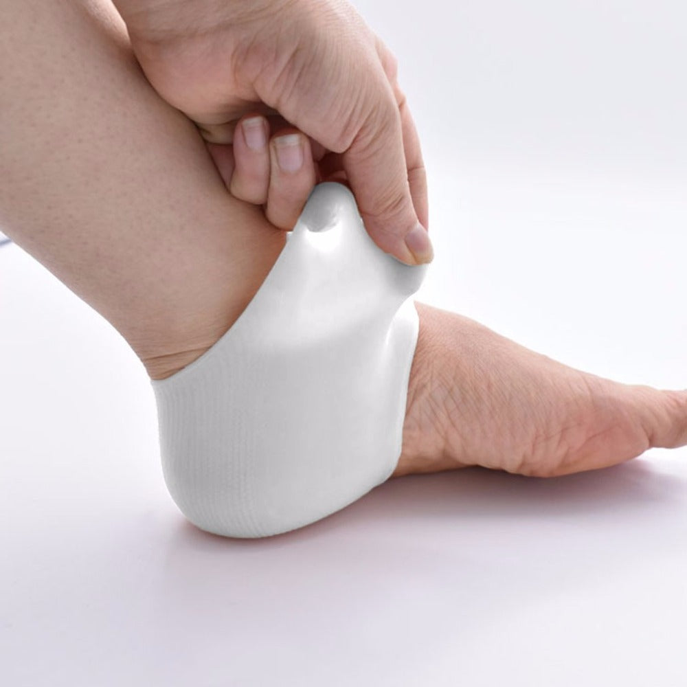 1 Pair Silicone Moisturizing Gel Heel Socks Cracked High Heel Protective Relieve Ease Heel Pain Foot Skin Care Tool Protectors - ebowsos