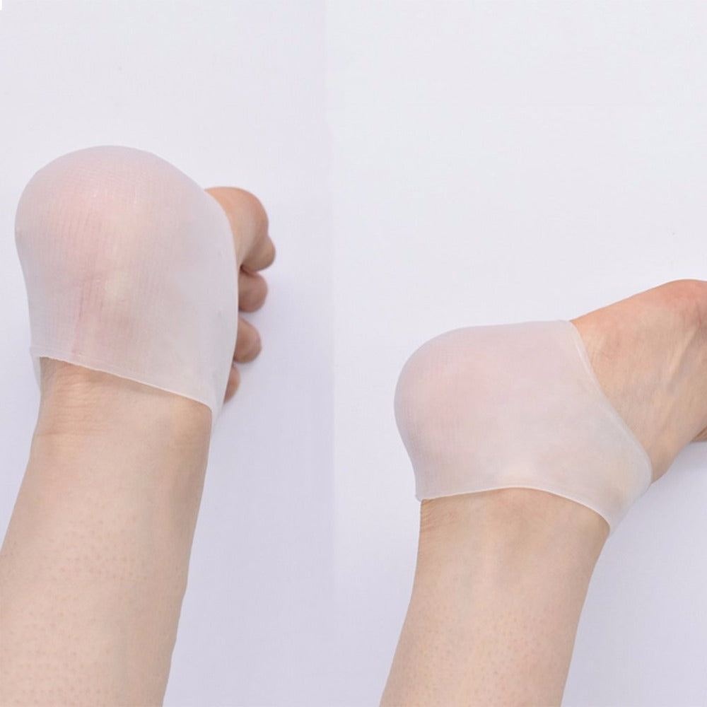 1 Pair Silicone Moisturizing Gel Heel Socks Cracked High Heel Protective Relieve Ease Heel Pain Foot Skin Care Tool Protectors - ebowsos