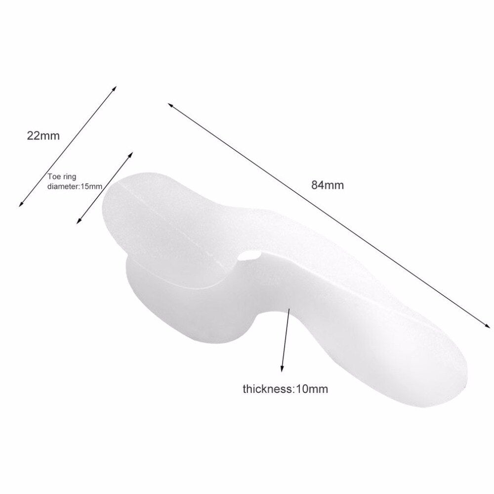 1 Pair Small Toe Crusher Bone Foot Care Valgus Orthotics Corrective Toe Separator For High Heel Nursing Silicone Toe Protecting - ebowsos