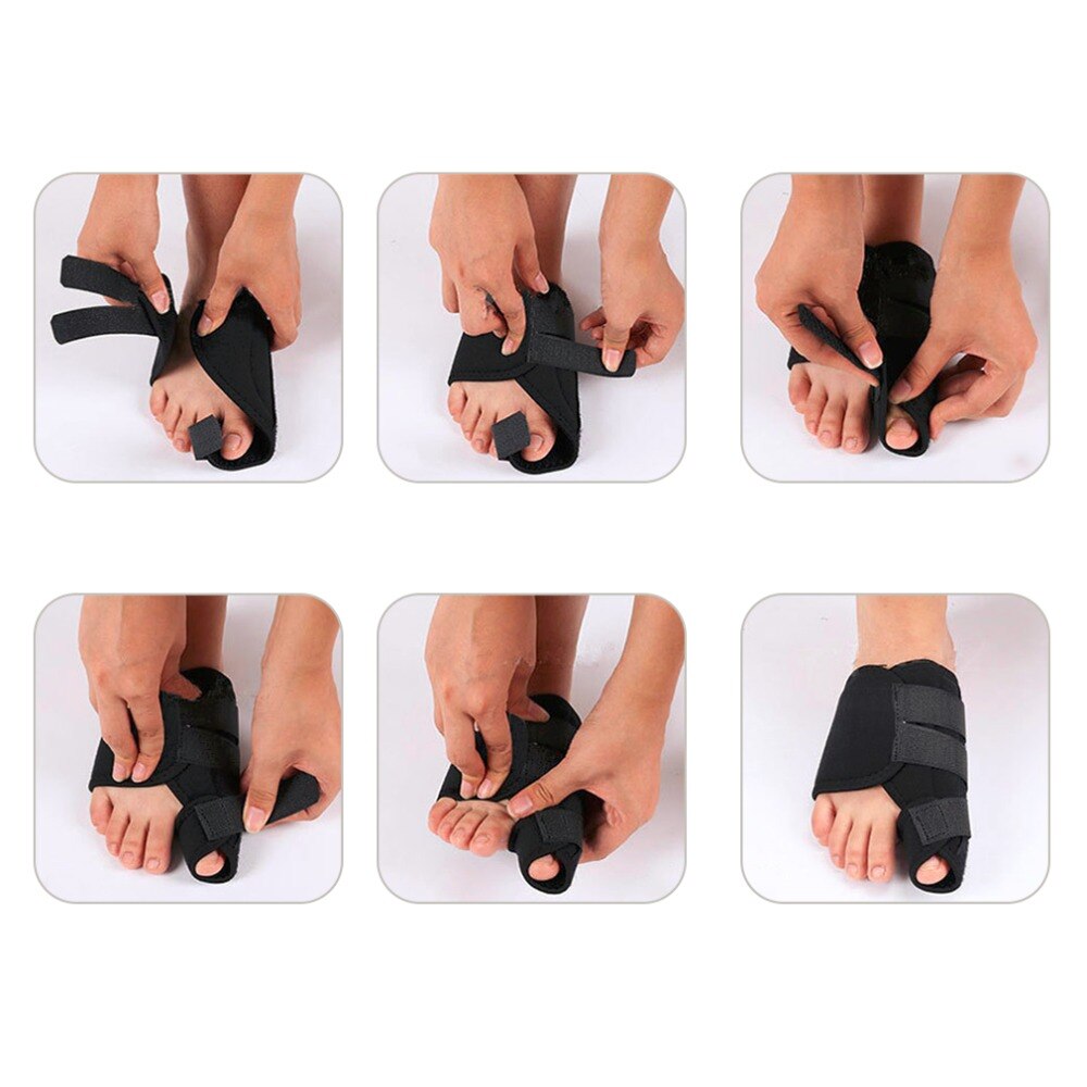 1 Pair Soft Bunion Corrector Toe Separator Splint Correction Medical Hallux Valgus Foot Care Pedicure Health Care Orthotics Tool - ebowsos