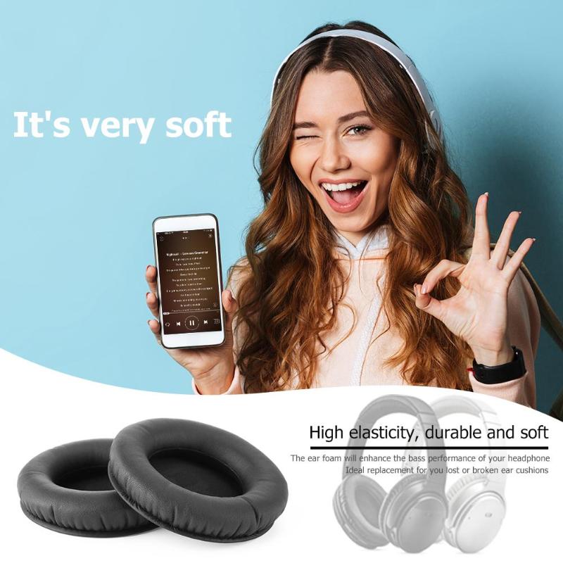 1 Pair Soft Replacement Earpads Ear Cushion Pad Cover for AKG K540 K545 K845 K845BT Headphones High Quality Earpads Accessory - ebowsos