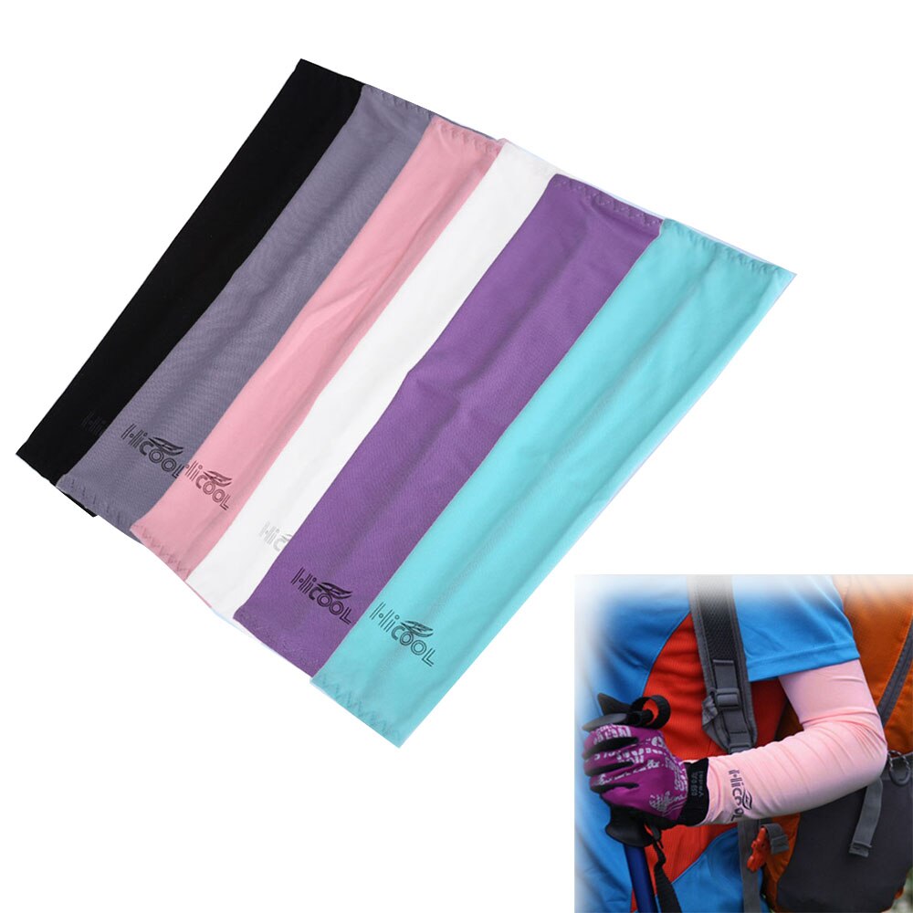 1 Pair Sports Arm Sleeves Cover Sun Protection Golf Bike Riding Cycling Cooling Arms Cover Anti UV Outdoor protection Skins-ebowsos