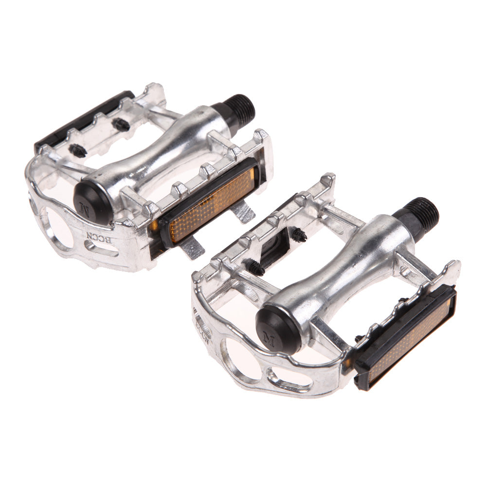 1 Pair Ultra-light Bicycle Pedals 4 Colors BMX MTB Aluminium Alloy Mountain Bicycle Cycling 9/16" Pedal Flat Cycling Tools-ebowsos