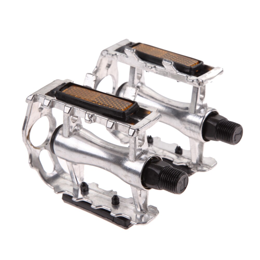 1 Pair Ultra-light Bicycle Pedals 4 Colors BMX MTB Aluminium Alloy Mountain Bicycle Cycling 9/16" Pedal Flat Cycling Tools-ebowsos