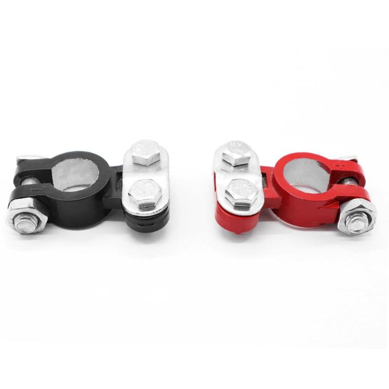 1 Pair Universal Positive Negative Car Battery Terminals Clamp Connector Quick Release Battery Terminals Clamps Car Styling Tool - ebowsos