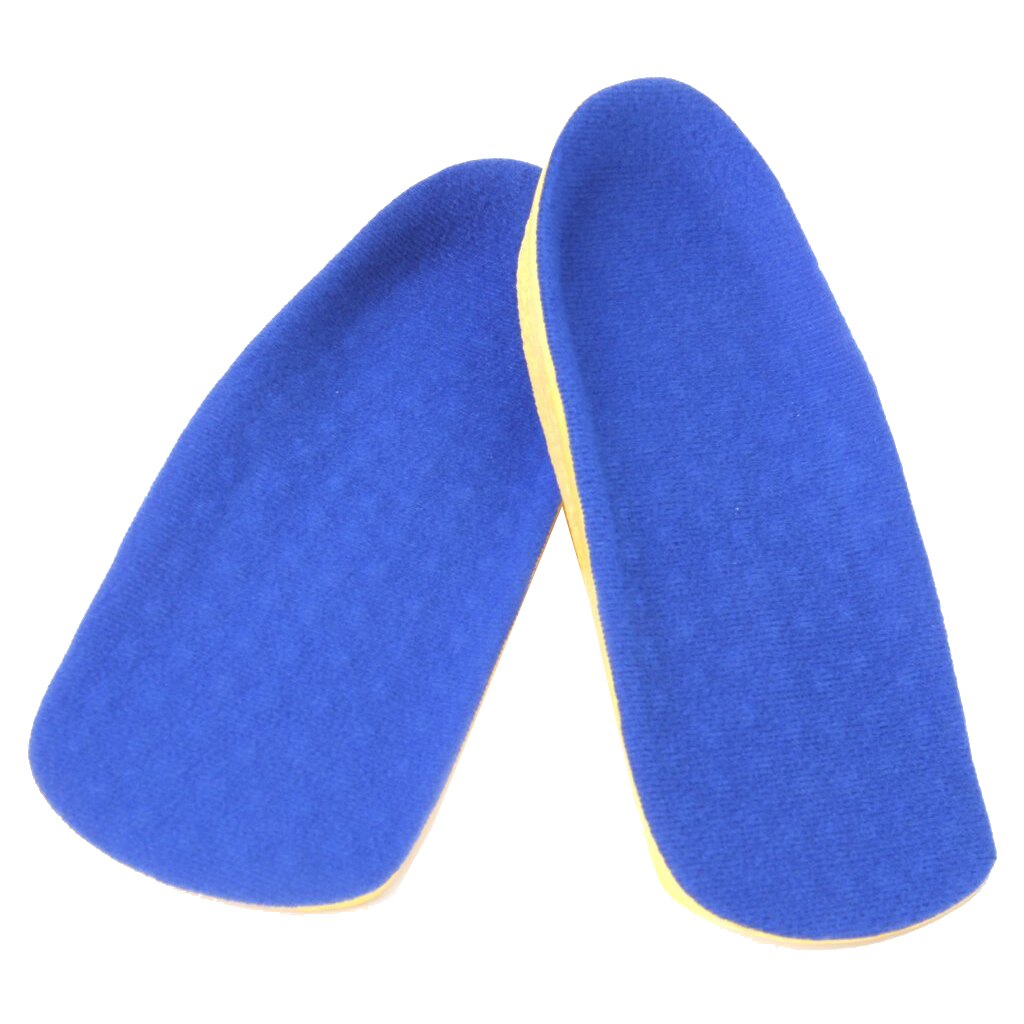 1 Pair heel pad Heel insole Increased insole Height 2 cm - Blue - ebowsos