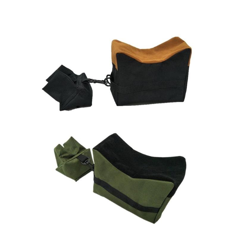 1 Pair of Sniper Target Stand Sandbags Front+Rear Bag Rifle Sandbags without Sand Sniper Target Stand-ebowsos