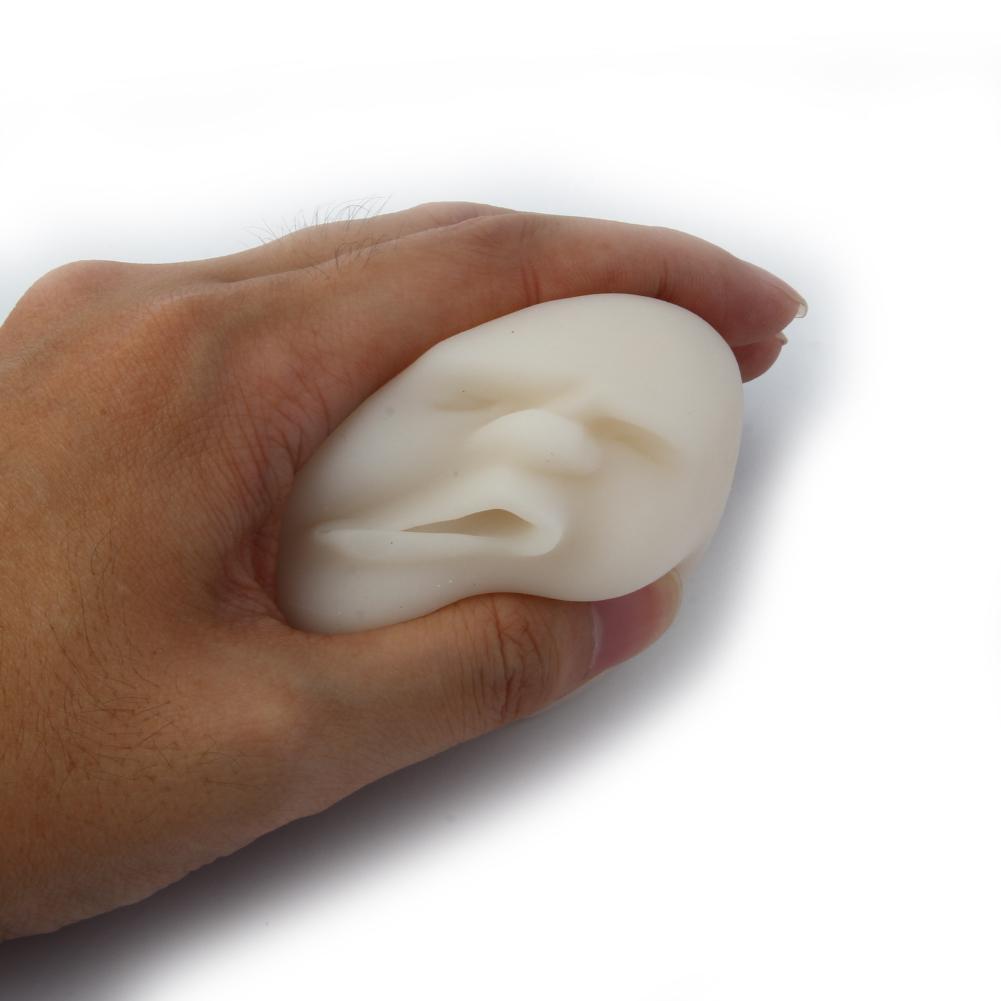 1 Pc Squeeze Human Emotion Face Vent Ball Toys Resin Relax for ADHD Adult Kids Squeeze Toy Anti-stress Ball Novelty Toy Gift-ebowsos