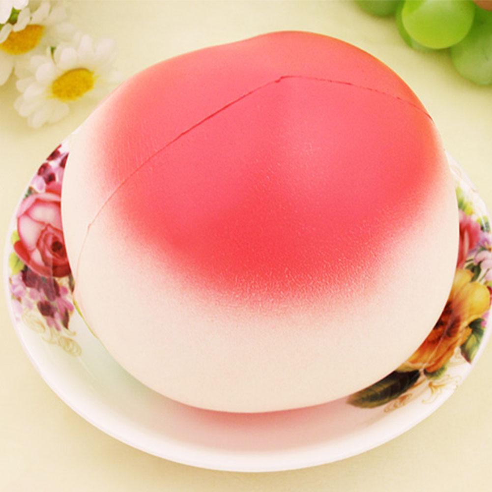 1 Pc Squeeze Peach 10cm Super Slow Rising Phone Strap Sweet Cream Scented Squishies Kid Toy Gift Color Random-ebowsos