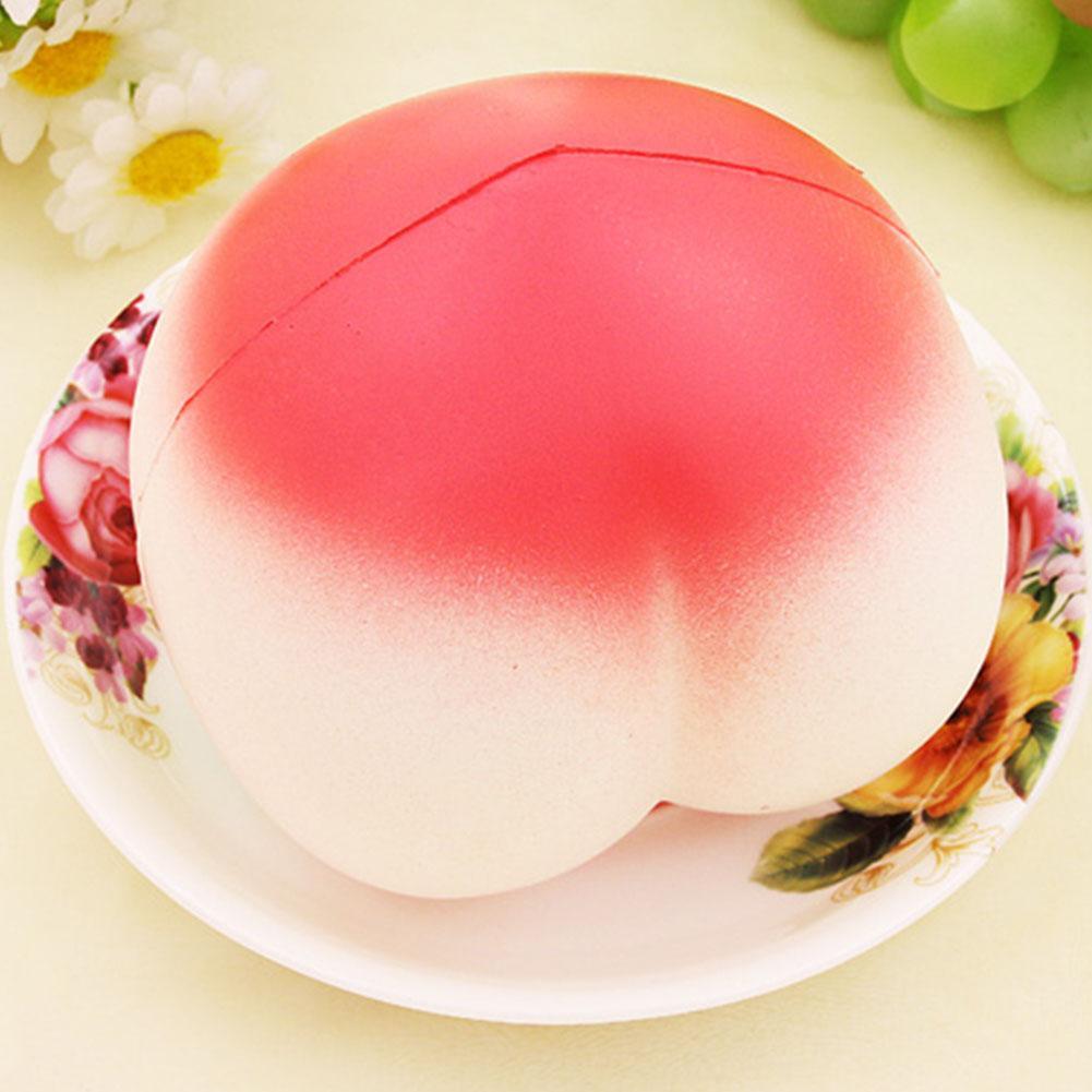 1 Pc Squeeze Peach 10cm Super Slow Rising Phone Strap Sweet Cream Scented Squishies Kid Toy Gift Color Random-ebowsos
