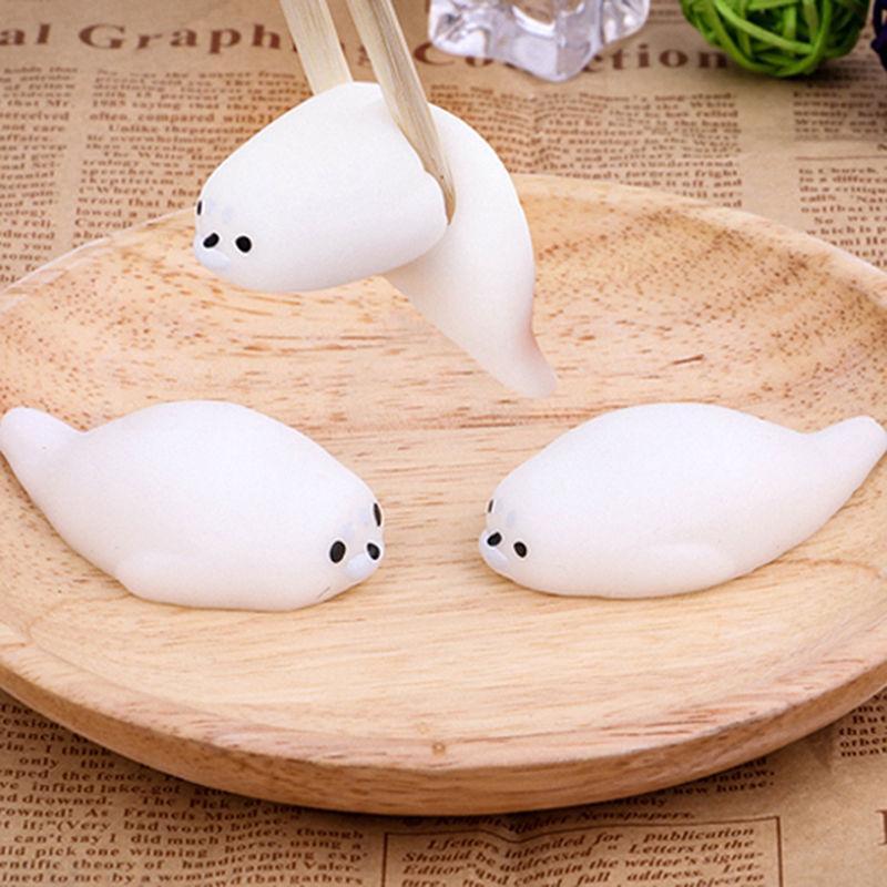 1 Pc Squeeze Squeeze Mochi Toy Mini Soft Squeeze Squeeze Cat Pig Chick Starfish Multi Styles Animals Antisterss Fidget Toy Gift-ebowsos