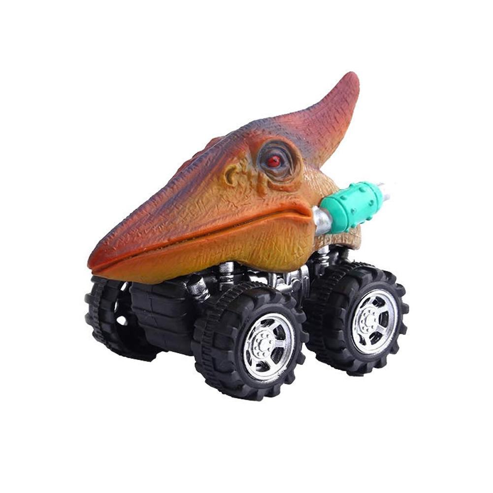 1 Pcs Mini Dinosaur Animal Pull Back Cars Model Friction Powered Diecast Vehicles Play Set Novelty Toys For Children Boys-ebowsos