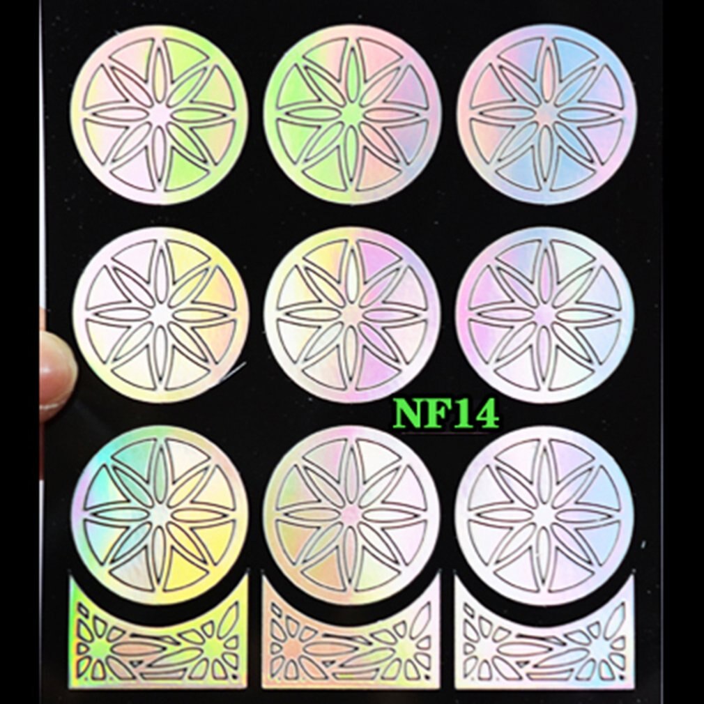 1 Sheet  Nail Art Stickers Decals Stamping DIY Decoration Tool DIY Beauty Nail Art Decals Decorations - ebowsos
