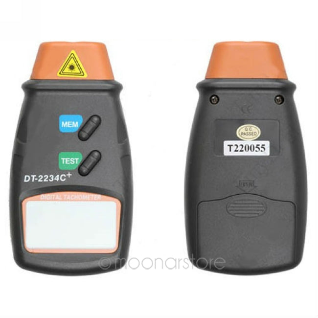 1 pc High Quality Non Contact Tach Tool Handheld Digital Laser Photo Tachometer Tester RPM Motors - ebowsos