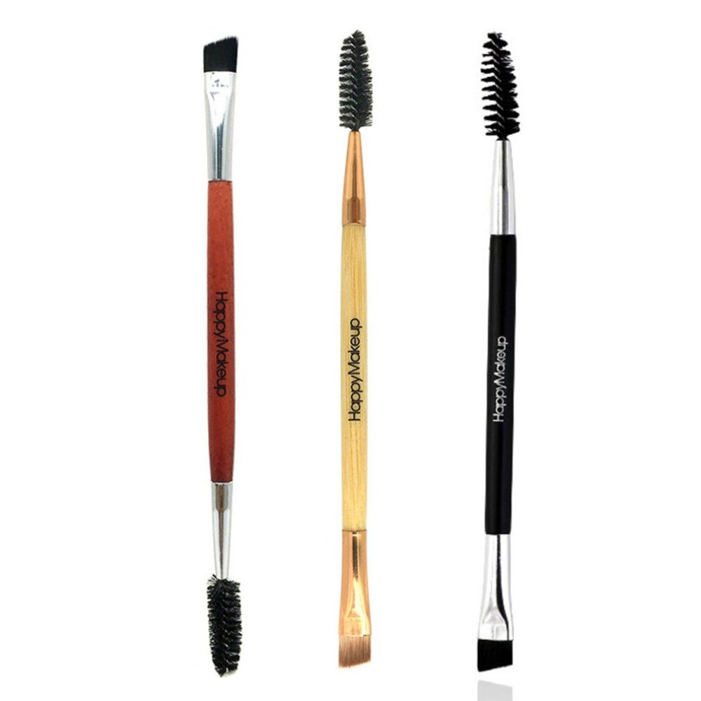1 pcs Durable Eyelash Brushes Eyebrow Brush Dual Head Mascara Wands Applicator Eyelash Comb Brushes Makeup Tool - ebowsos