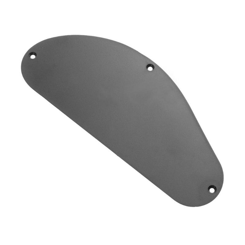 1 pcs Plastic Bass Guitar Cavity Back Plate Cover Case Wiring Backplate Guitar Pickguard Matte black Guitar Tools-ebowsos